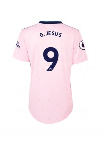 Arsenal Gabriel Jesus #9 Voetbaltruitje 3e tenue Dames 2022-23 Korte Mouw